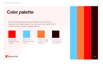Beacon Kit brand color palette