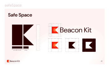 Beacon Kit safe-space and logo lockup guidelines