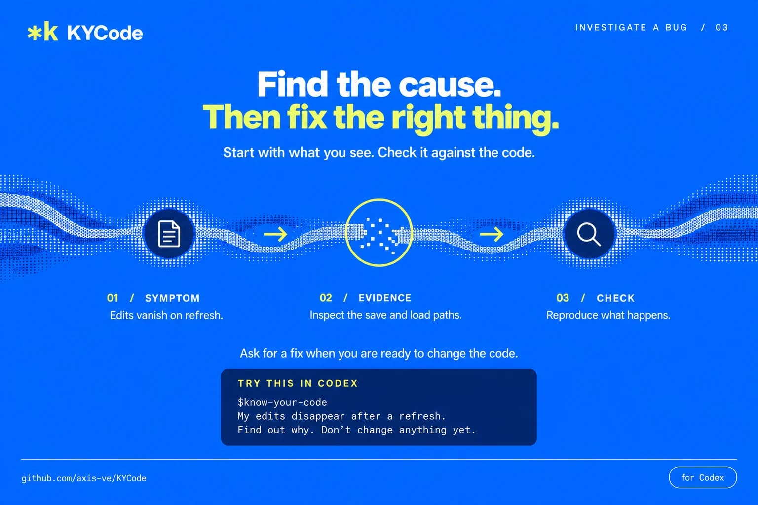 Know Your Code launch post: find the cause